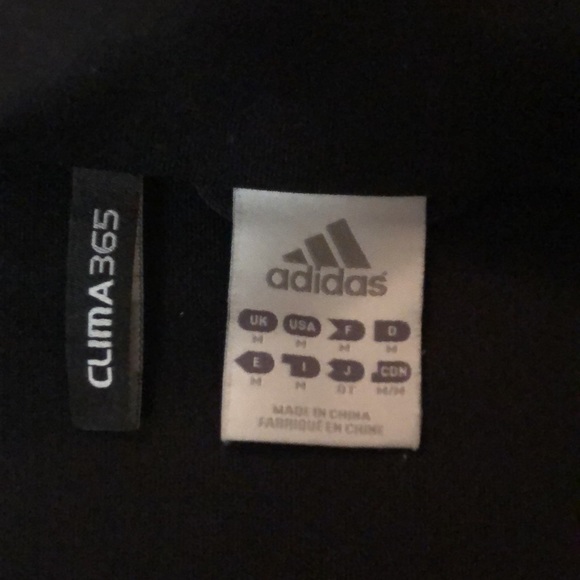 Adidas climacool black and white zipper track jacket with pockets - Picture 10 of 13